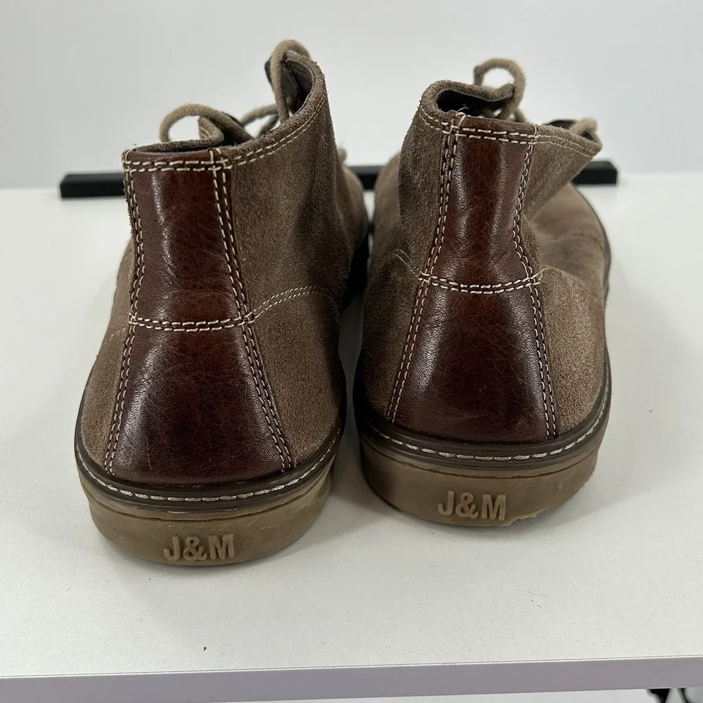 Johnston & Murphy Suede Chukka Boots Mens‎ 13M Brown Lace Up Casual Comfort J&M
